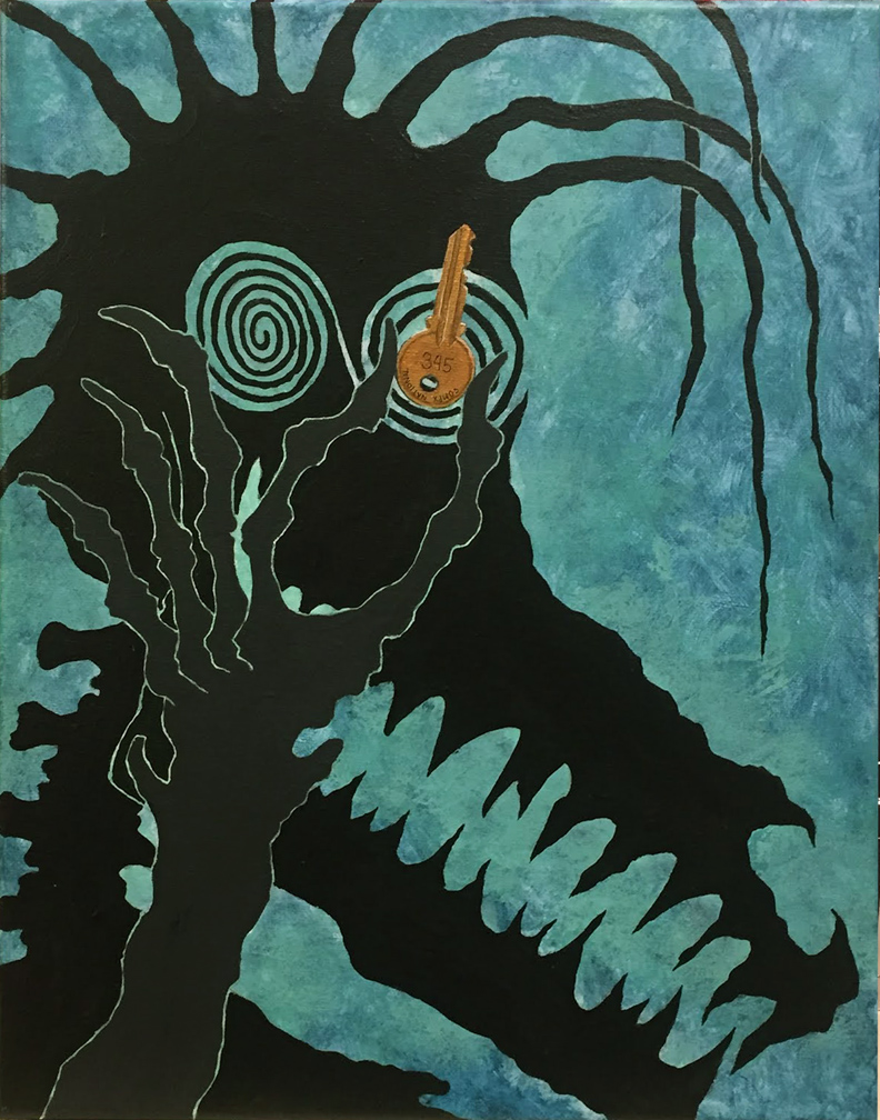 345. A Soul painting from J.P.T.K.B