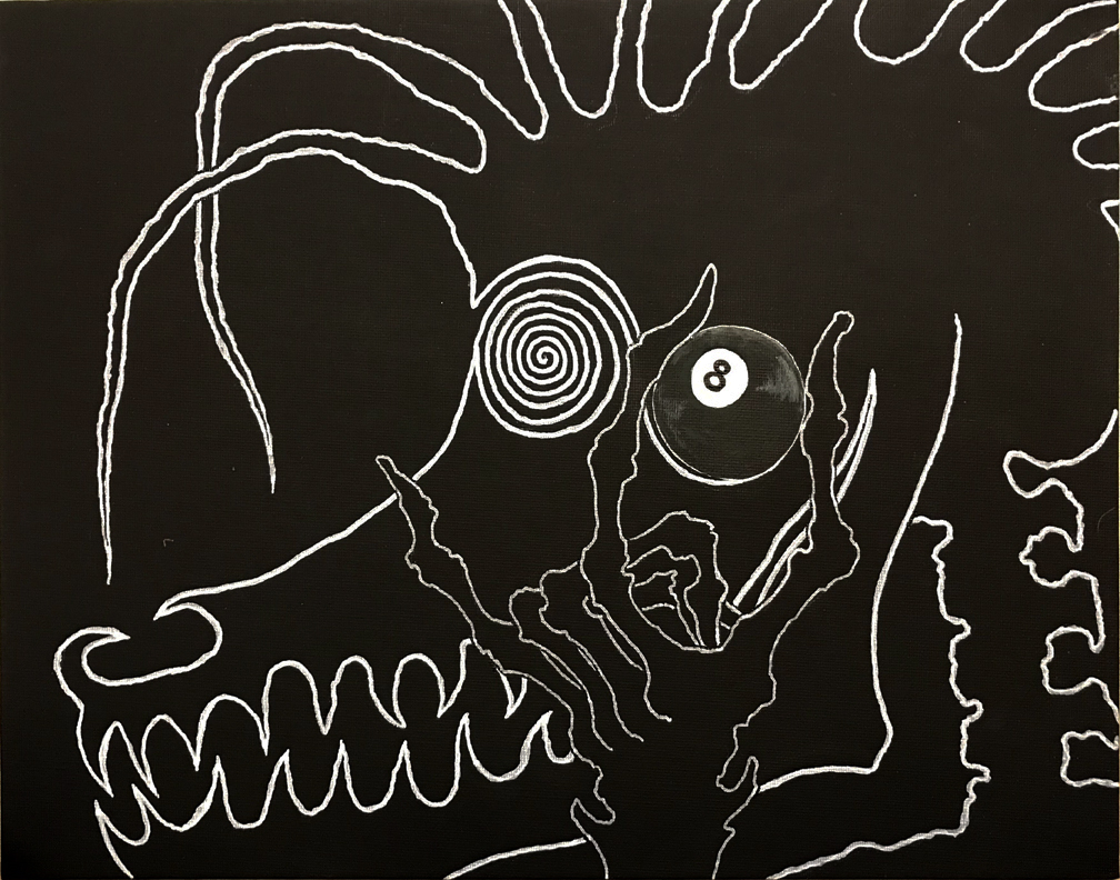 soul, 8 ball No. 1. A Soul painting from J.P.T.K.B