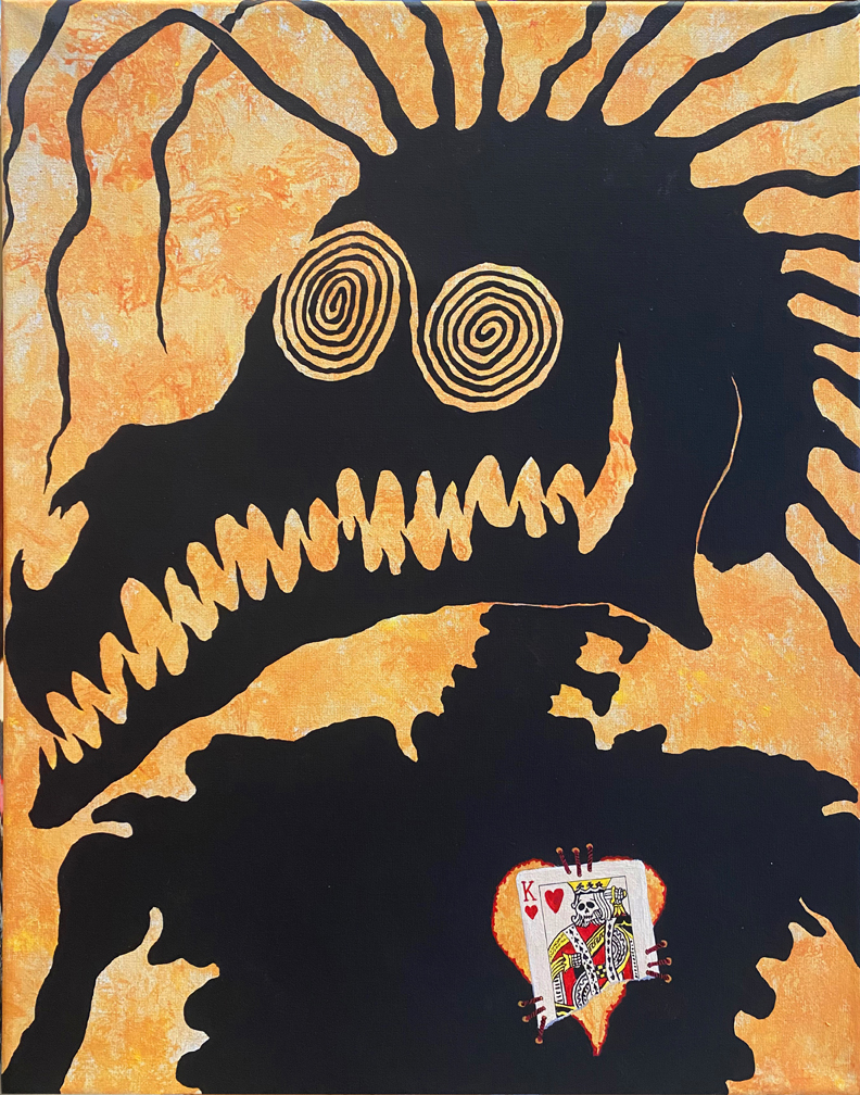soul, king. A Soul painting from J.P.T.K.B